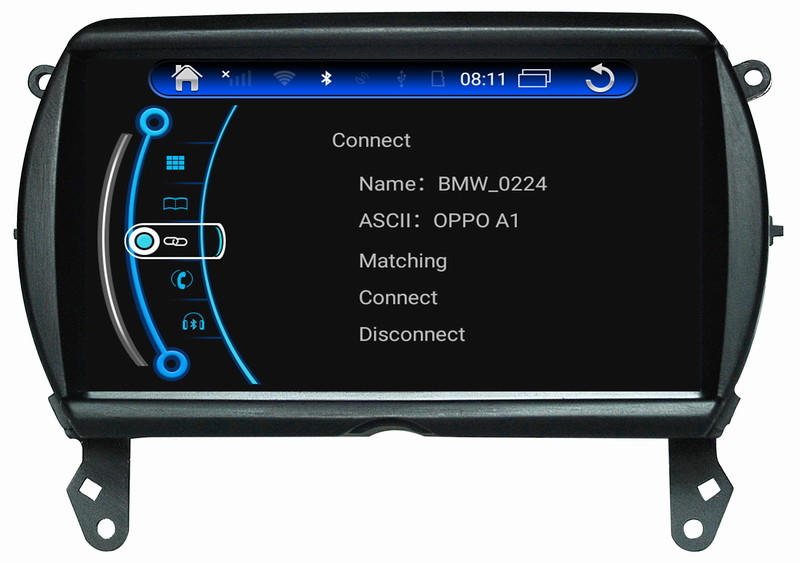 Ouchuangbo car radio gps capacitance multiple android 9.0 system for mini cooper 2014 for wifi 8 core SWC BT