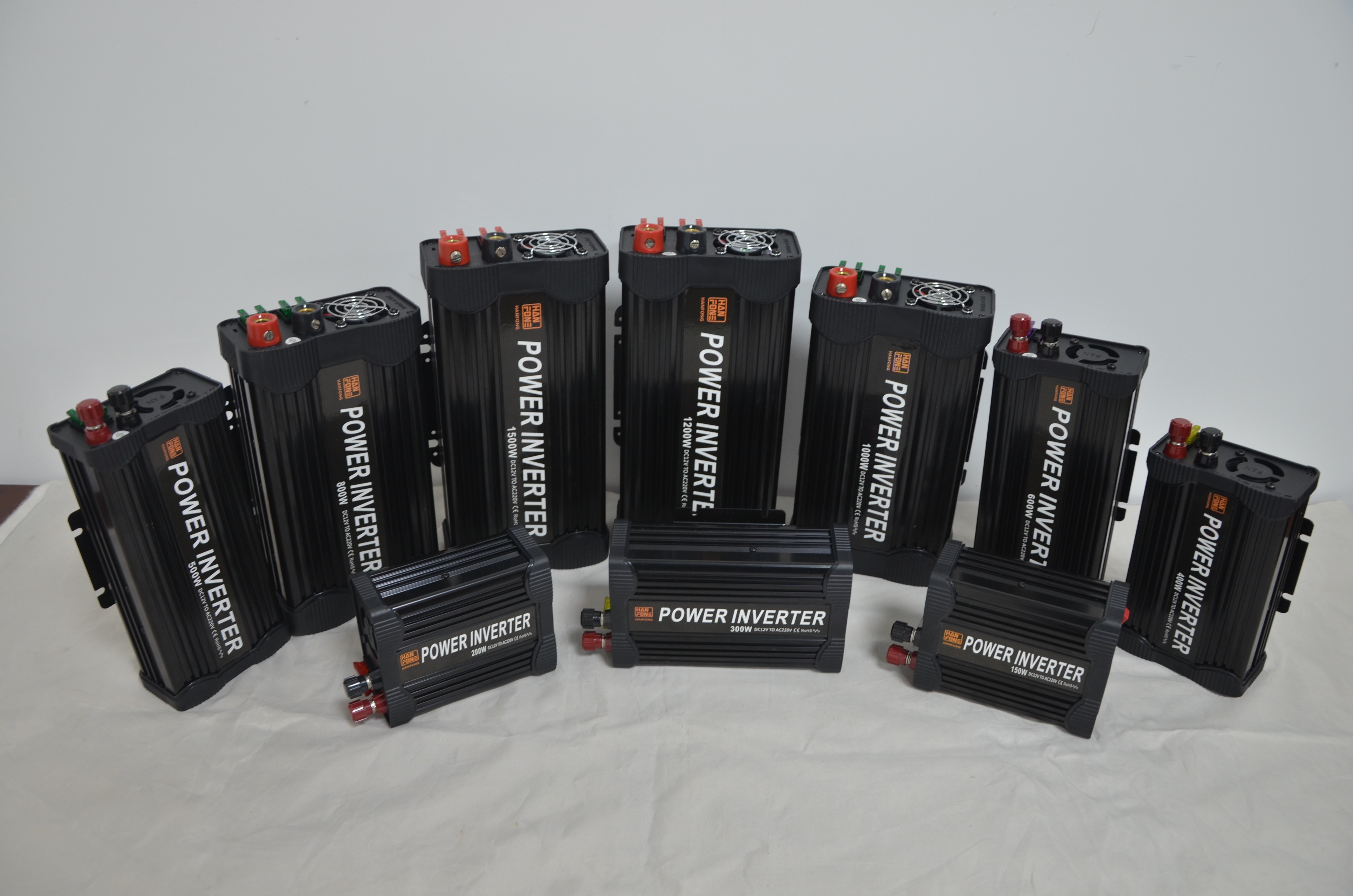 150 Watt 12/24/48 Volt DC to 110/115/120/220/230/240 Volt AC Power Inverter with 5 Volt USB output