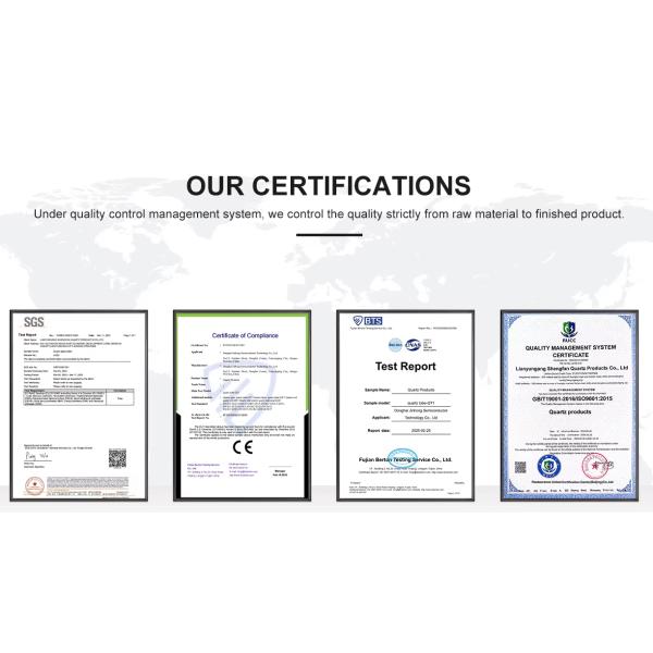 Customized high-temperature resistant and corrosion-resistant quartz glass containers