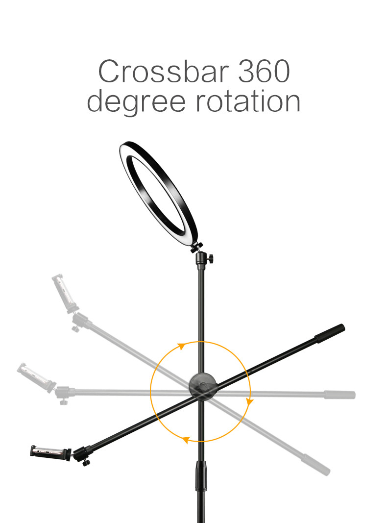 ABS Lamp Cover 6 Inch 5V Tripod Selfie Ring Light