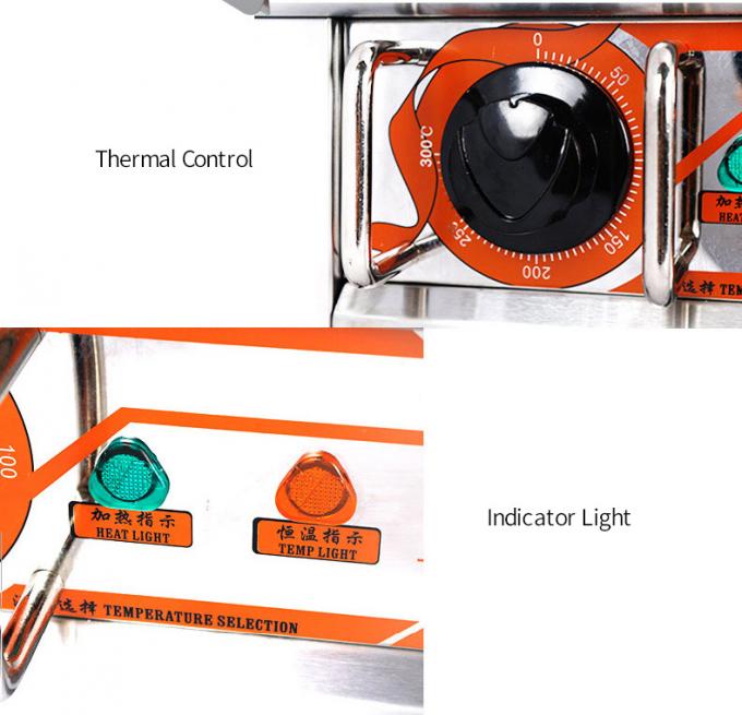 220v Snack Food Processing Equipment Single - Board Electric Non - Stick Pancake Cast Iron Machine