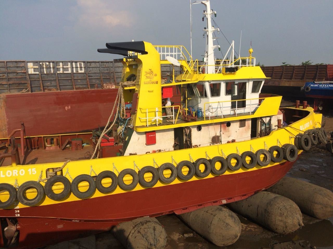 Black Marine Rubber Airbag For Launching And Salvage