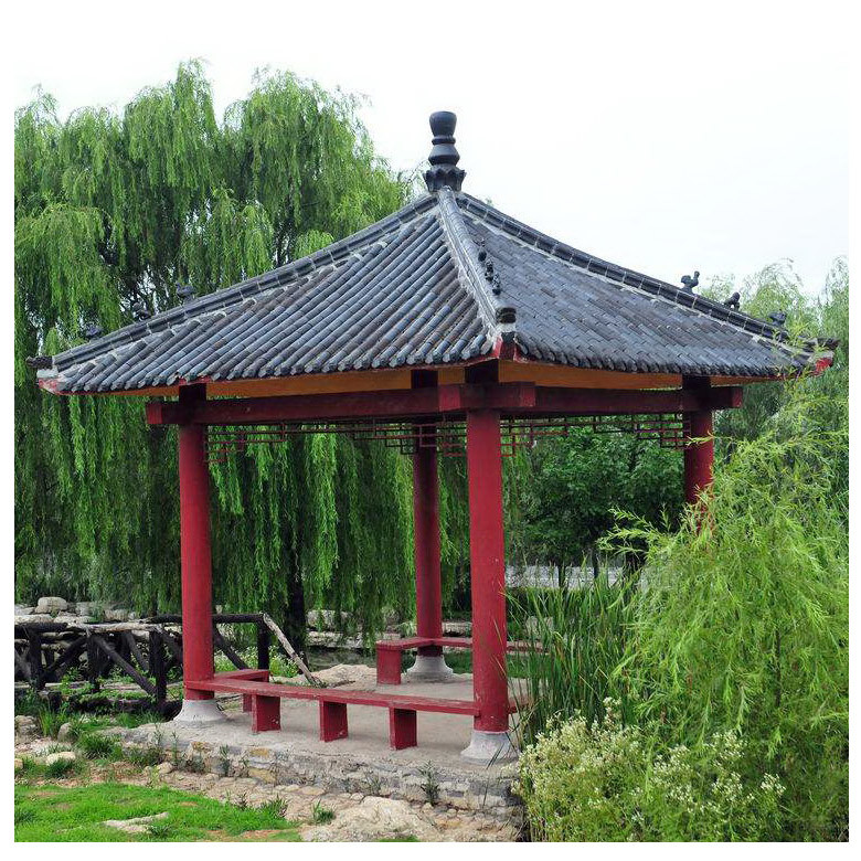 Plain Chinese Ceramic Roof Tiles Green Glazed Handmade Clay Roof Tiles