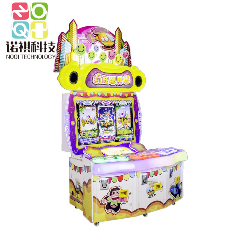 3 player ticket video game machine equipment crazy toy city commercial machine