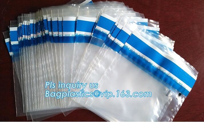 Security plastic bag with adhesive tape for cash, plastic money bag, Security Money Cash Bag For Airport/Bank and police