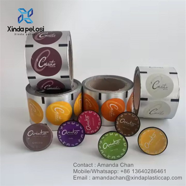 Factory Wholesale Aluminum Foil Sealing Lid Tea Parafilm Aluminum Lids For Tea