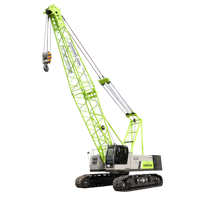 25 Ton 50 T 55 Ton 75ton Crawler Crane Lifting Machine with Other Hydraulic Pump Top
