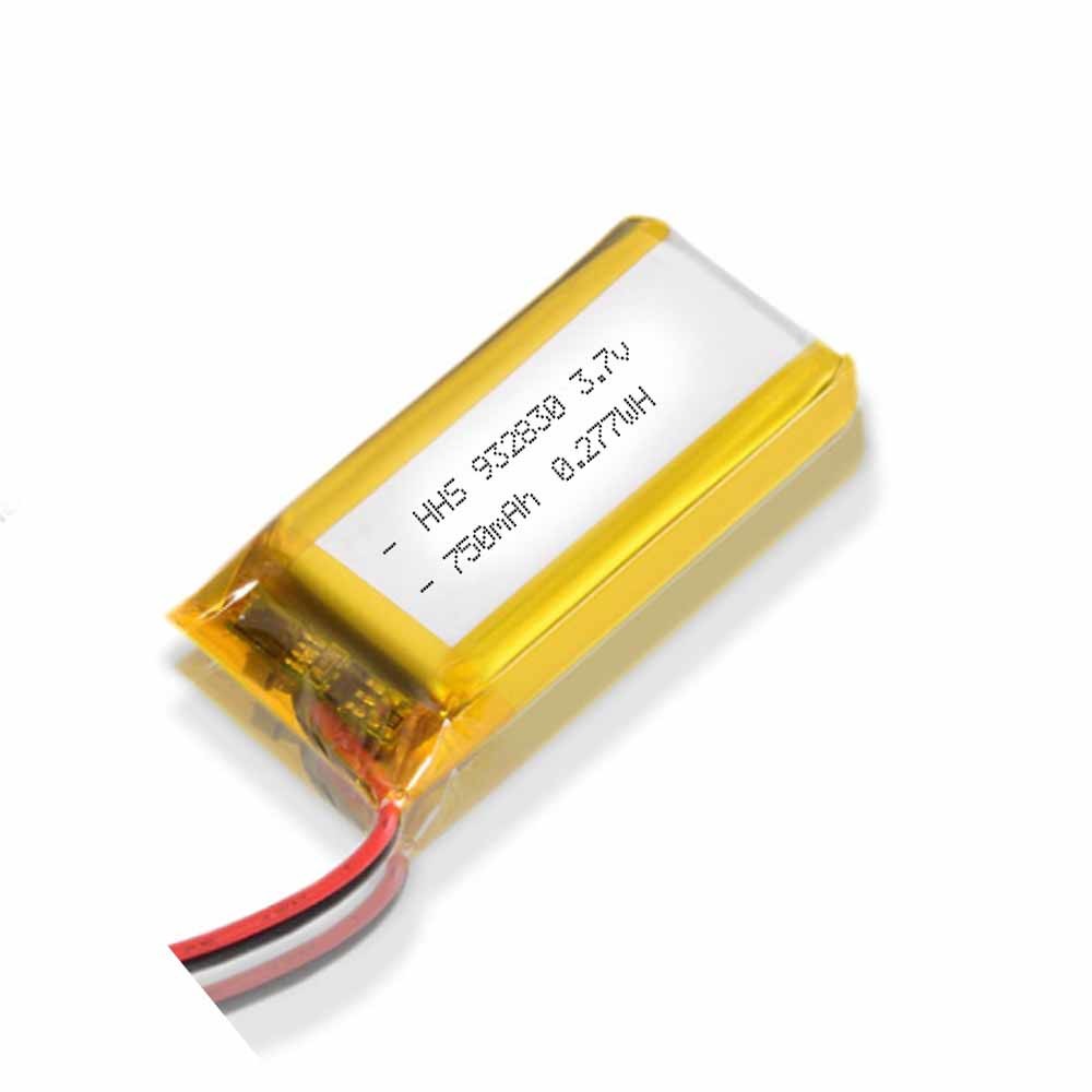 IEC 62133 3.7V 750mAh Rechargeable Lithium Polymer Battery UN38.3