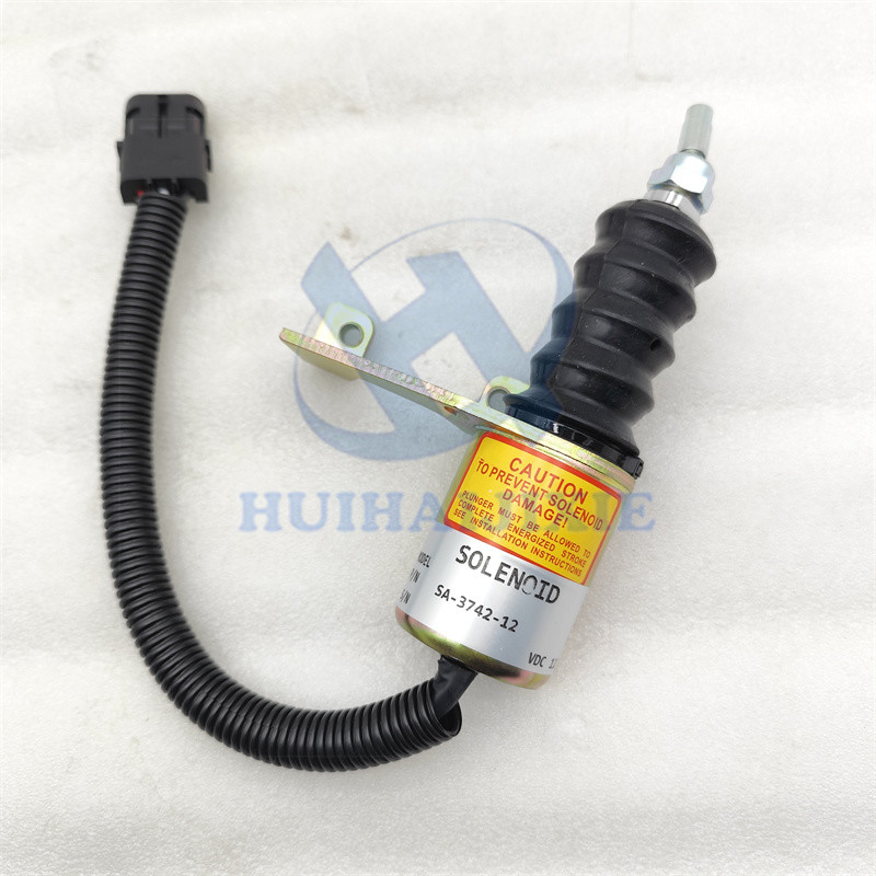 3932017 Diesel Engine Stop Solenoid Valve SA-3742-12 Fuel Shutdown Solenoid Switch for Duetz Bosch RSV