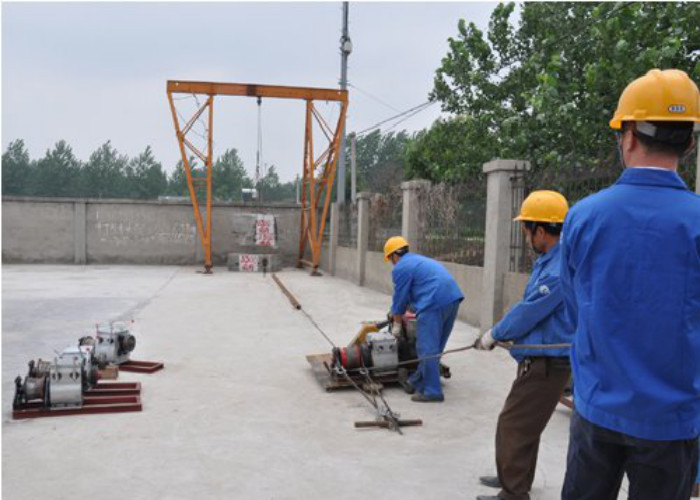 1 Ton Honda Engine Powered Cable Winch Puller for Cable Laying