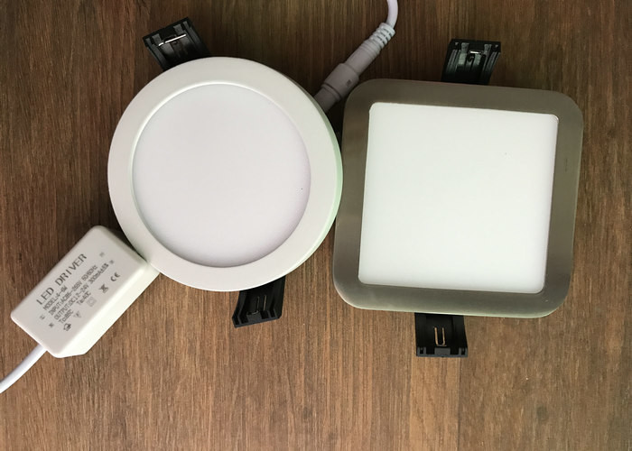 Energy Saving LED Slim Panel Light Recessed 6W 30000 Hours Long Lifespan