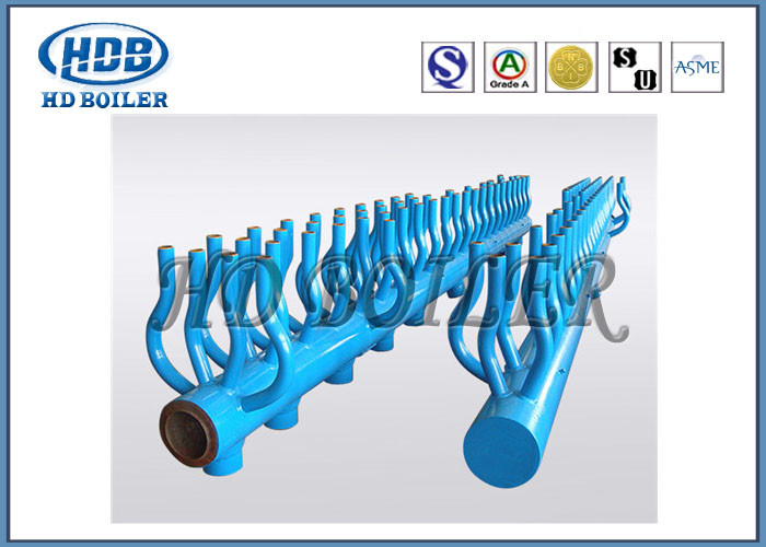 Coal Fired Power Plant Power Boiler Header Manifolds ASME Standard Carbon Steel