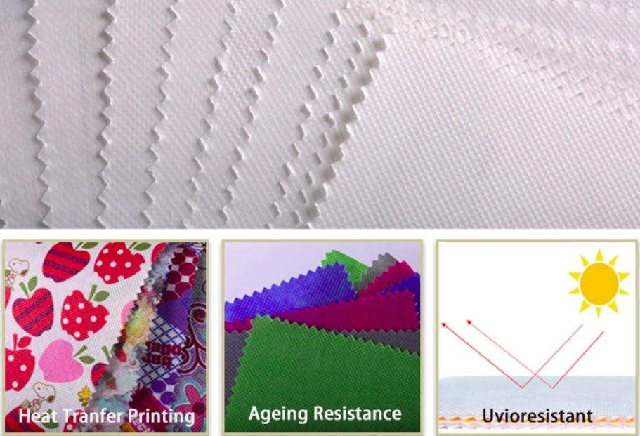 Polyester PET Spunbond Nonwoven Fabric High Temperature Resistant For Home Textiles