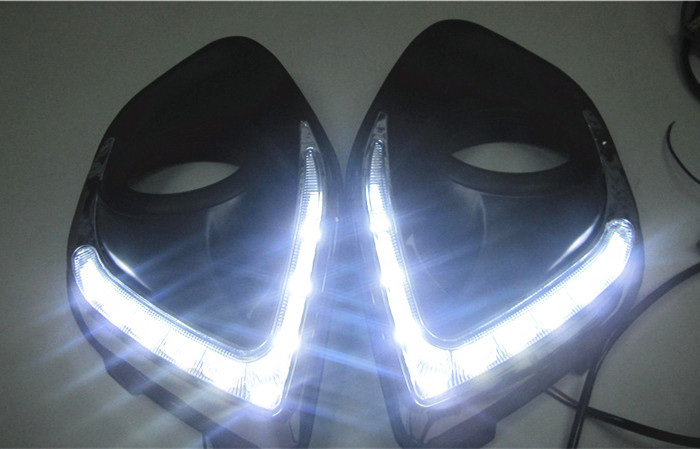 LED Daytime Running Light for MITSUBISHI ASX 2013 2014 2015 Fog Lamp DRL