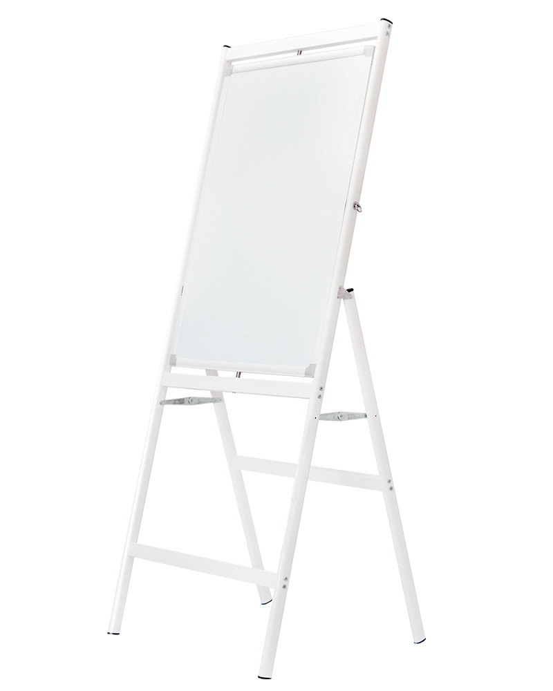 360 Ddgree Double Sided Whiteboard With Stand SGS Certification ABS Corner