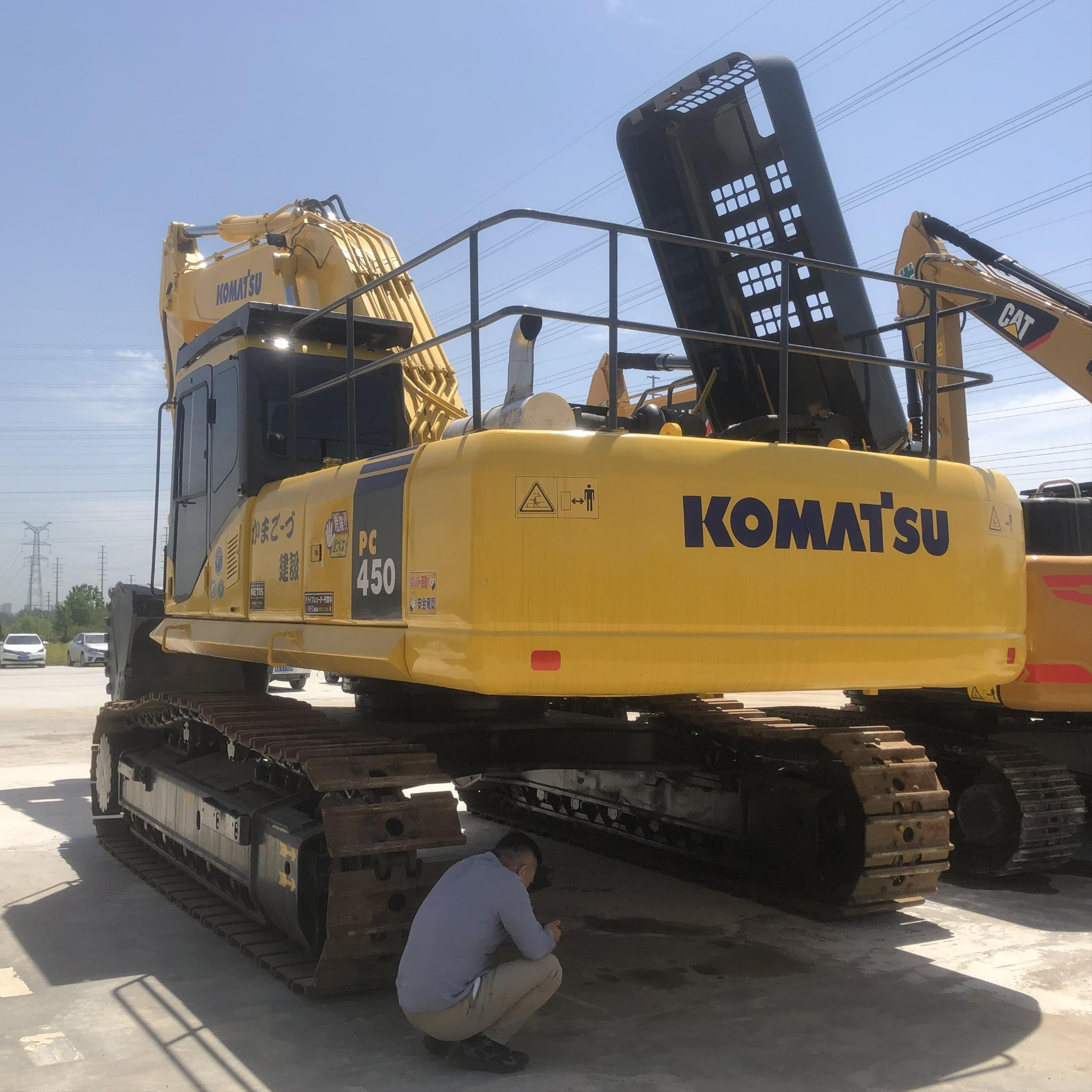 40ton PC450 Japan Used Komatsu Hydraulic Crawler Excavator with Advanced Technology