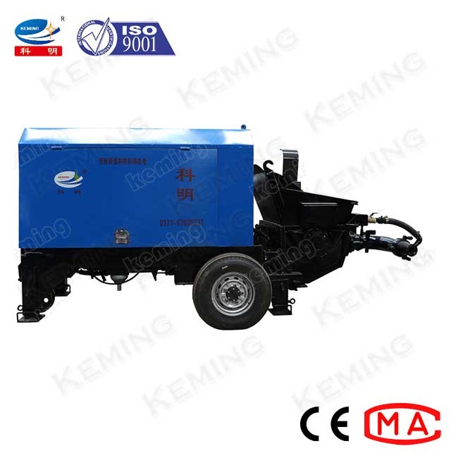 Hopper Industrial Hose Pump Liquids Conveying Peristaltic Grout By Squeeze Roller