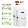Buy cheap Wall Mounted 48V Solar Battery 200ah 10kwh Lifepo4 Powerwall Lithium Ion Battery from wholesalers