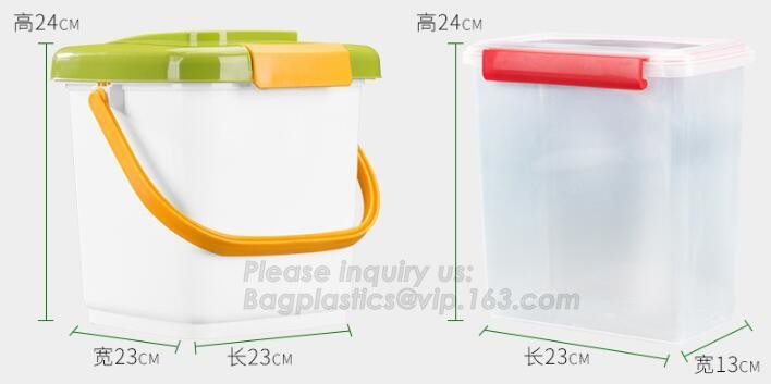 Dog Food Storage Container Large Airtight PET Food Container Measuring Cup 19lb/33qt Plastic Cat Dog Treat Containe