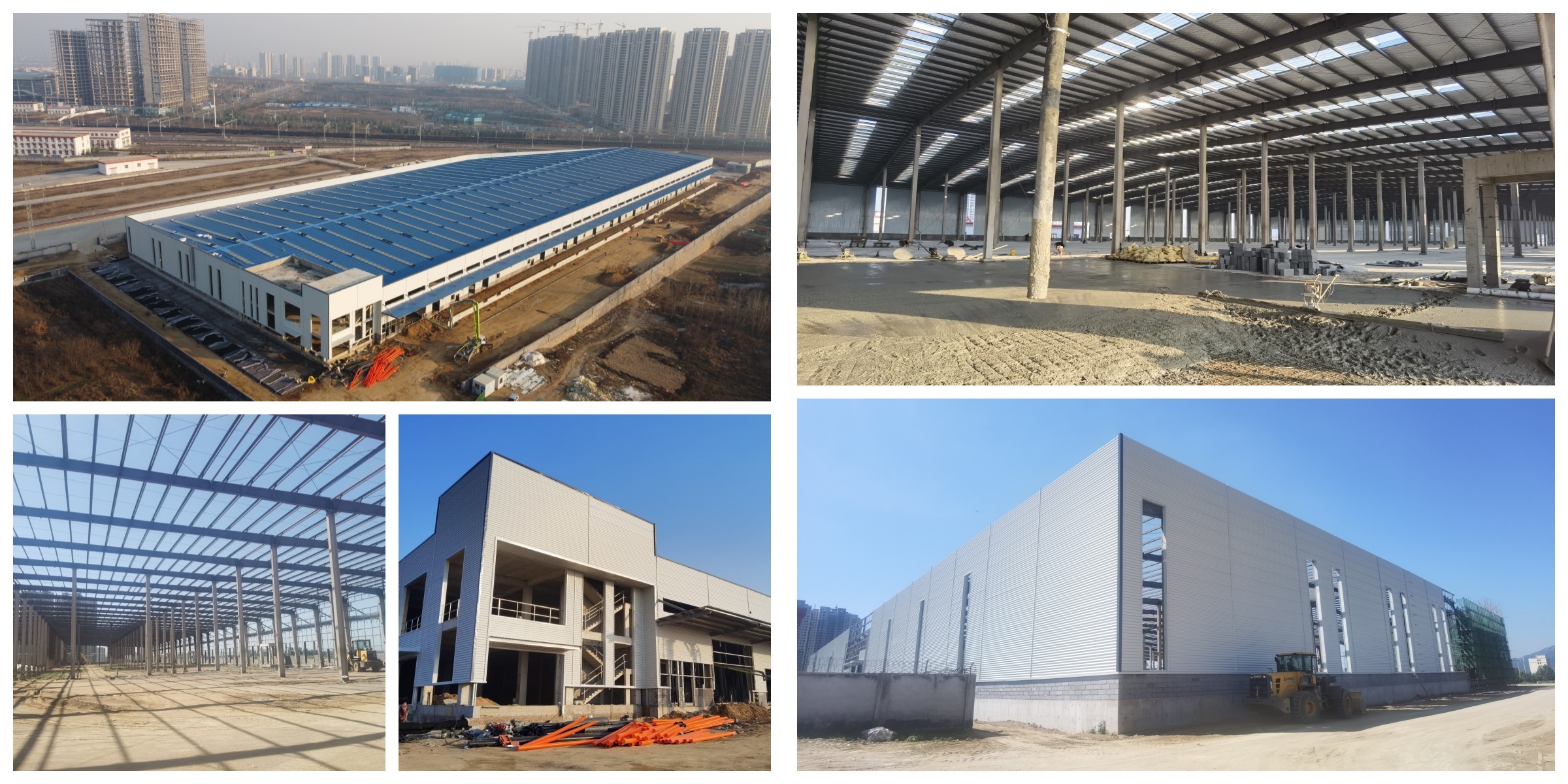 Low Cost Prefabricated Steel Structure Warehouse Fast Construction Speed High Degree Customization