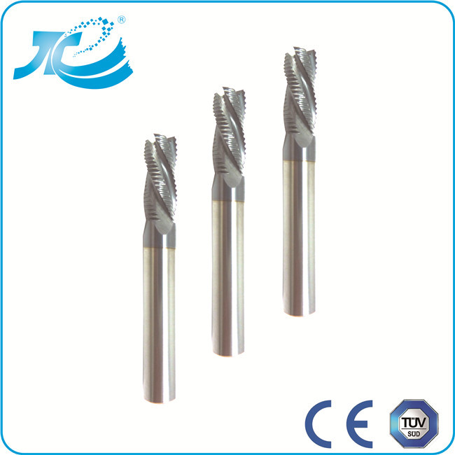 Carbide Four Flute End Mill HRC55 - 65 , Micro Grain Carbide Material