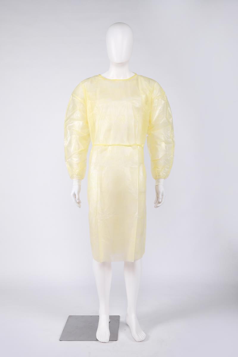 PP isolation disposable visitor gown medical supplies doctor nurse yellow isolation gown