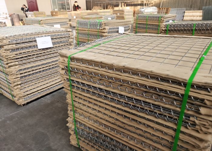 Sand Color High Tension Protective Gabion Barriers For A Safe Haven Civilians