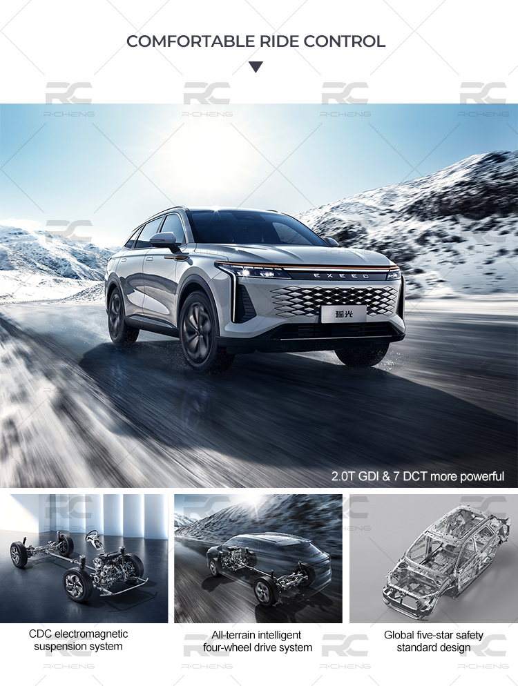 2.0T GDI & 7 DCT more powerful CDC electromagneticsuspension system All-terrain intelligentfour-wheel drive svstem Global five-star safety standard design