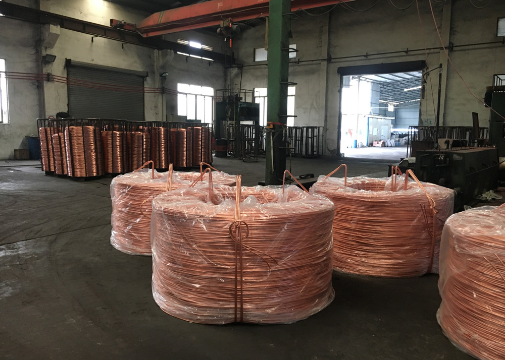 8mm Diameter Upcast Copper Rod Machine Production Line