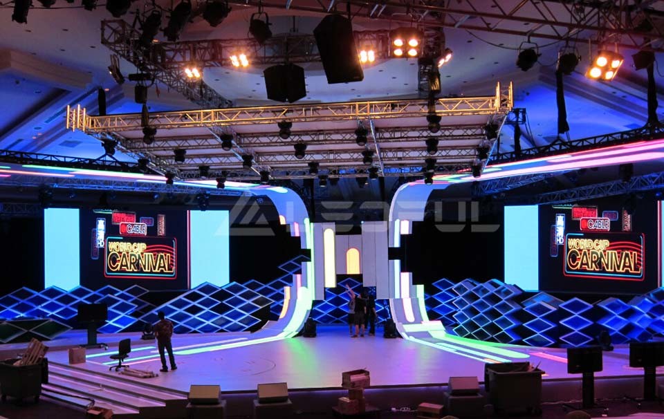 P2.5 3840Hz GOB LED Stage Display SMD2121 RGB 3 in 1 Full Color