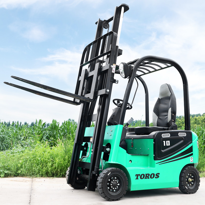 Full Stacker Mini 2 Tonne Electric Forklift Truck Mobile For Industrial