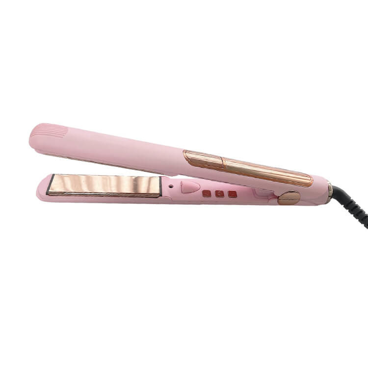 Tourmaline Ceramics Infrared Hair Straightener Flat Iron Electric LCD OEM Vendor