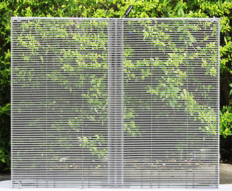Commercial Center Transparent Glass LED Display Easy Transportation For Touring Shows