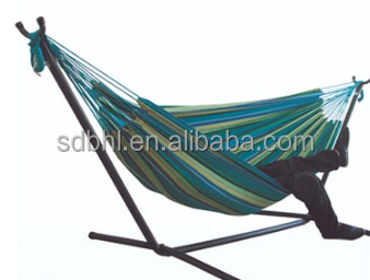 Mail Packing Outdoor Canvas Hammock With Stand For Beach Beach Outdoor Hammock Stand