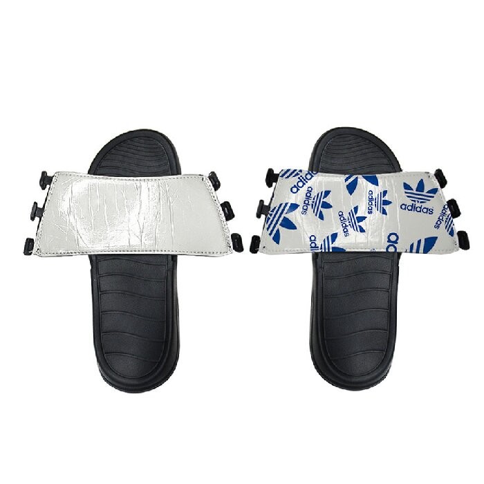 Sublimation PVC Slippers With Printable Leather Part For DIY Customized Photo Printing