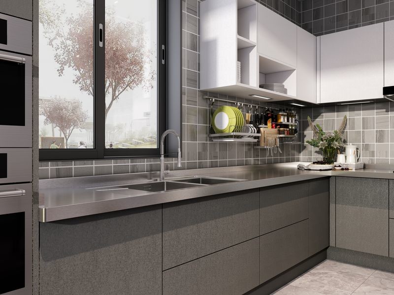 Stainless Steel Kitchen Cabinets Modern Elegance Meets Ultimate Durability