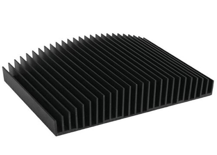 Custom Pressure Aluminium Die Casting Black Anodizing Black Optional Color