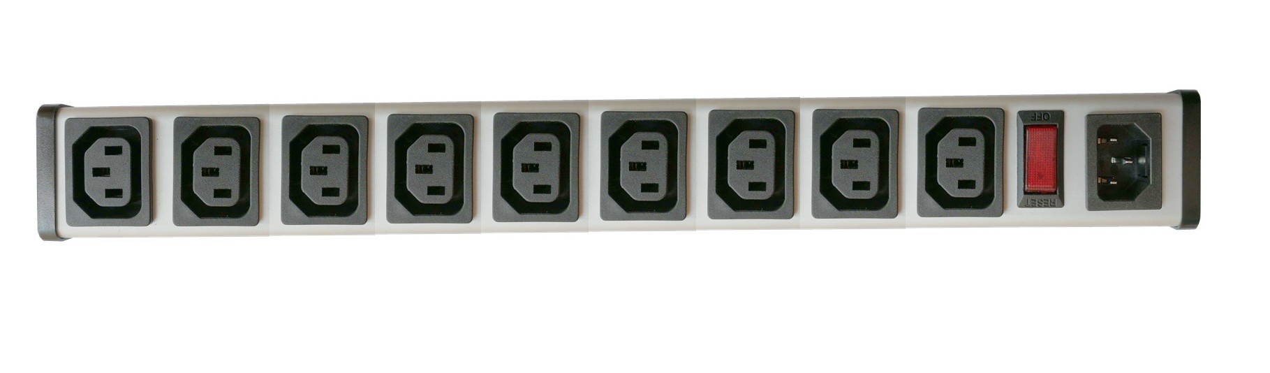 UL C-UL list IEC 9Way 15a overload protector Outlets Power Strip , PDU Power Distribution Unit