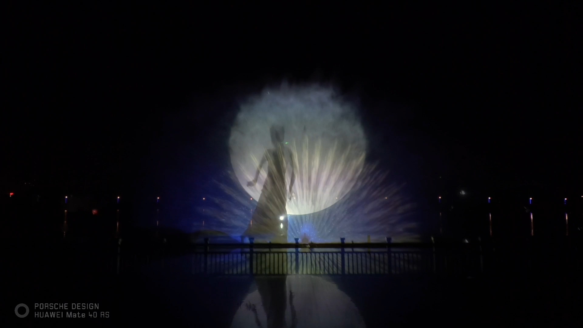 5D Laser Music Dancing Water Movie Screen Water Fountain Projector