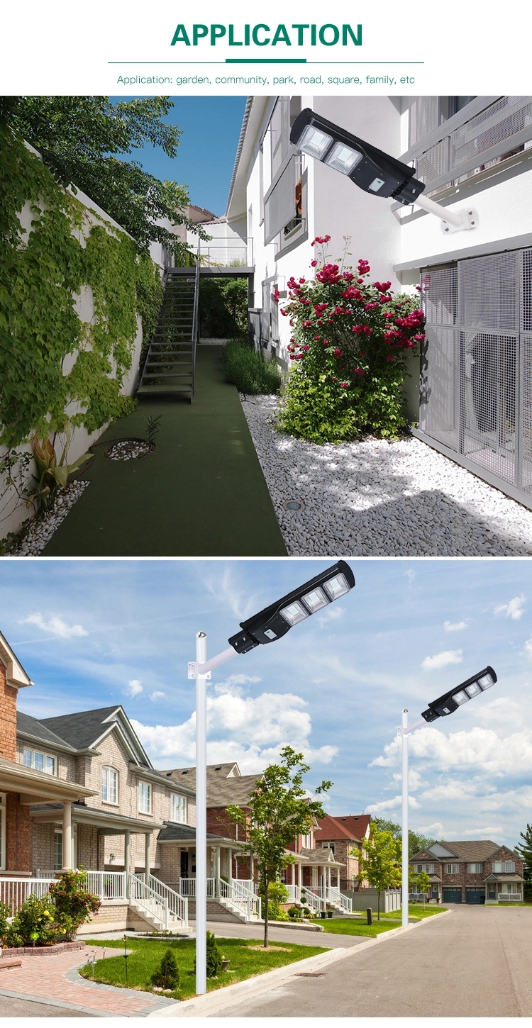 6300lm Bridgelux 45ML LED Solar Garden Street Light