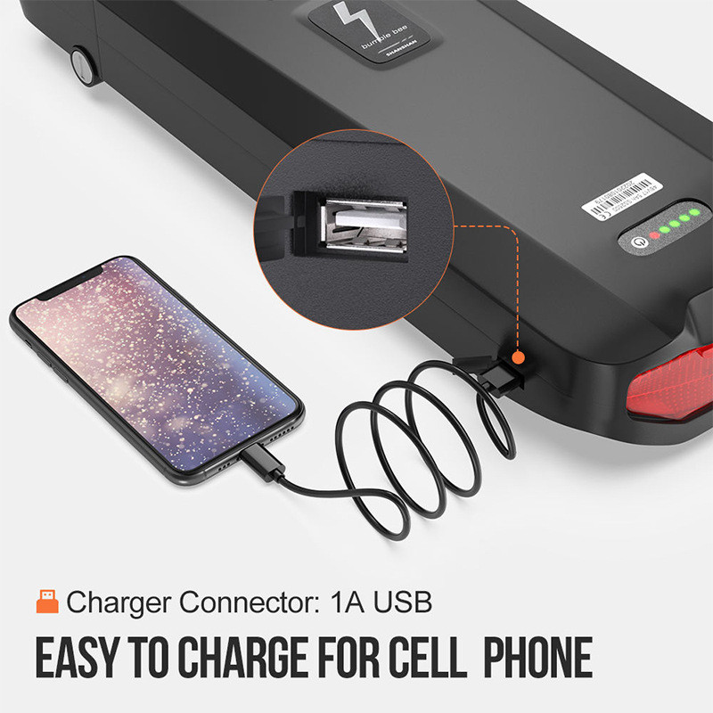 BMS 10.4AH Electric Bicycle Battery , Practical Lithium Ion Battery For Ebike