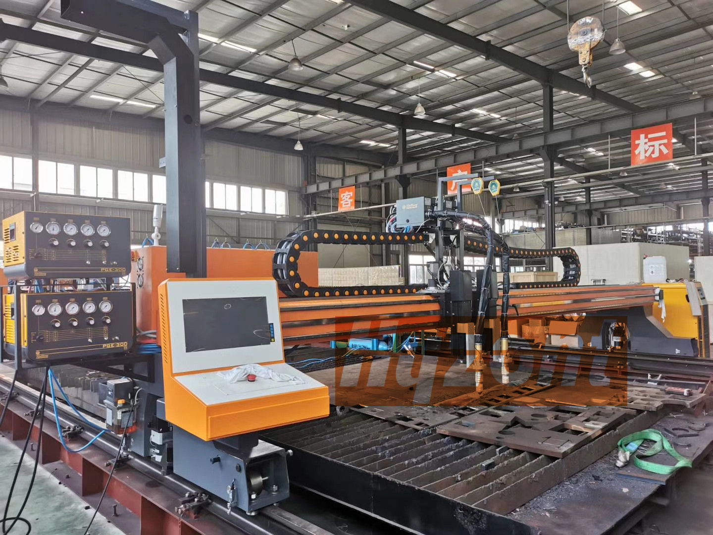 Annealed Gantry CNC Plasma Cutting Welding Machine With Triple Torch