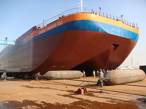 Dia 1.5M Length 16M 8 Layer Ship Launching Airbags