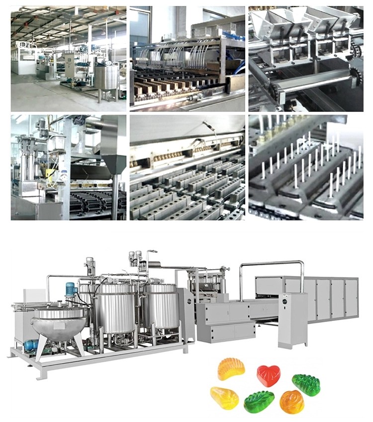 Confectionery Hard Soft Jelly Gummy Candy Making Machine