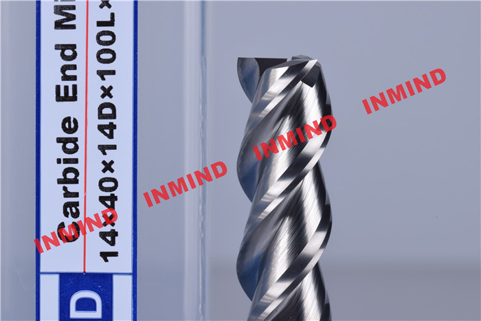 14 mm / 16 mm 3 Flute Aluminum End Mill for aluminum , 0.8 um Grain Size