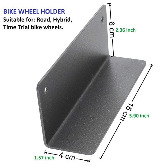 ISO9001 Rohs CE 16949 Red Hanging Up Bike Wheel Holder for One Bike in Cycle Storage