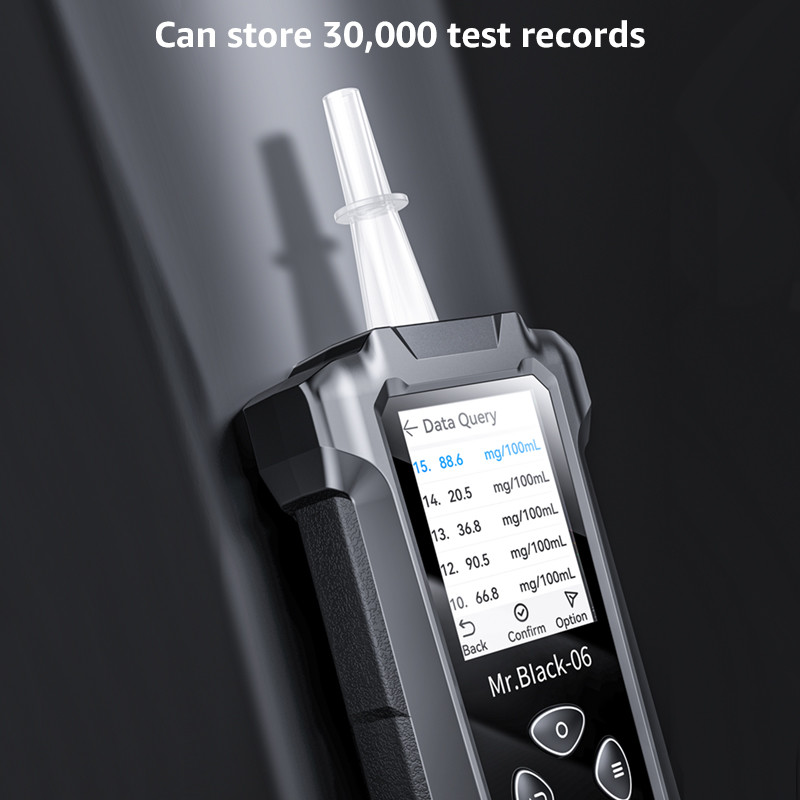Type C Data Transfer Digital Breath Alcohol Tester Machine Lightweight For Law Enforcement