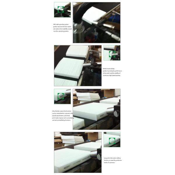 1060 nm Air Filter Making Machine Inkjet Printer Full Auto Ink Jet Coding Machine