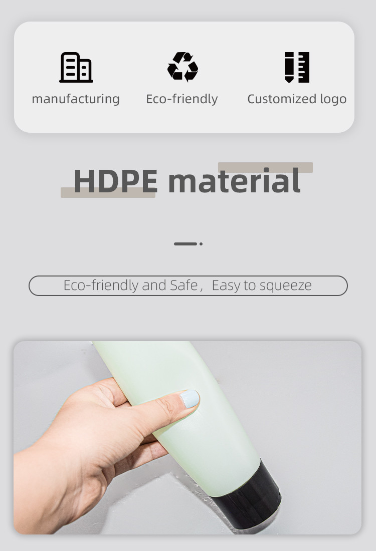 250ml 300ml Plastic Squeeze Bottle Hair Care Tube With Disc Top Cap Personal Care Shampoo Bath