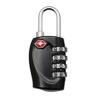 Buy cheap Zinc Alloy TSA 4-digital travel lock& Fashion Design black Tsa Luggage Lock& 69 from wholesalers